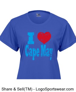 I Love Cape May Shirt Design Zoom