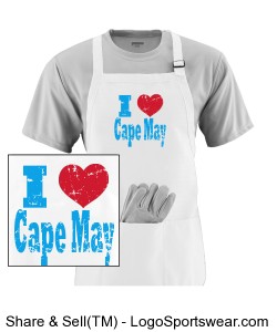 I Love Cape May Apron Design Zoom