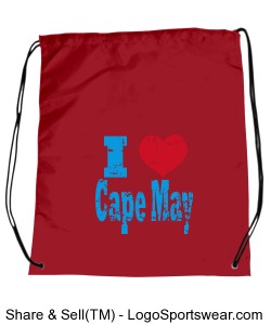 I Love Cape May Bag Design Zoom