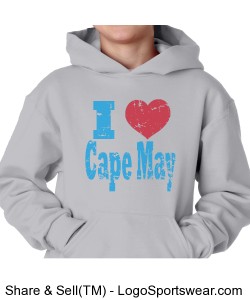 I Love Cape May Hoodie Design Zoom